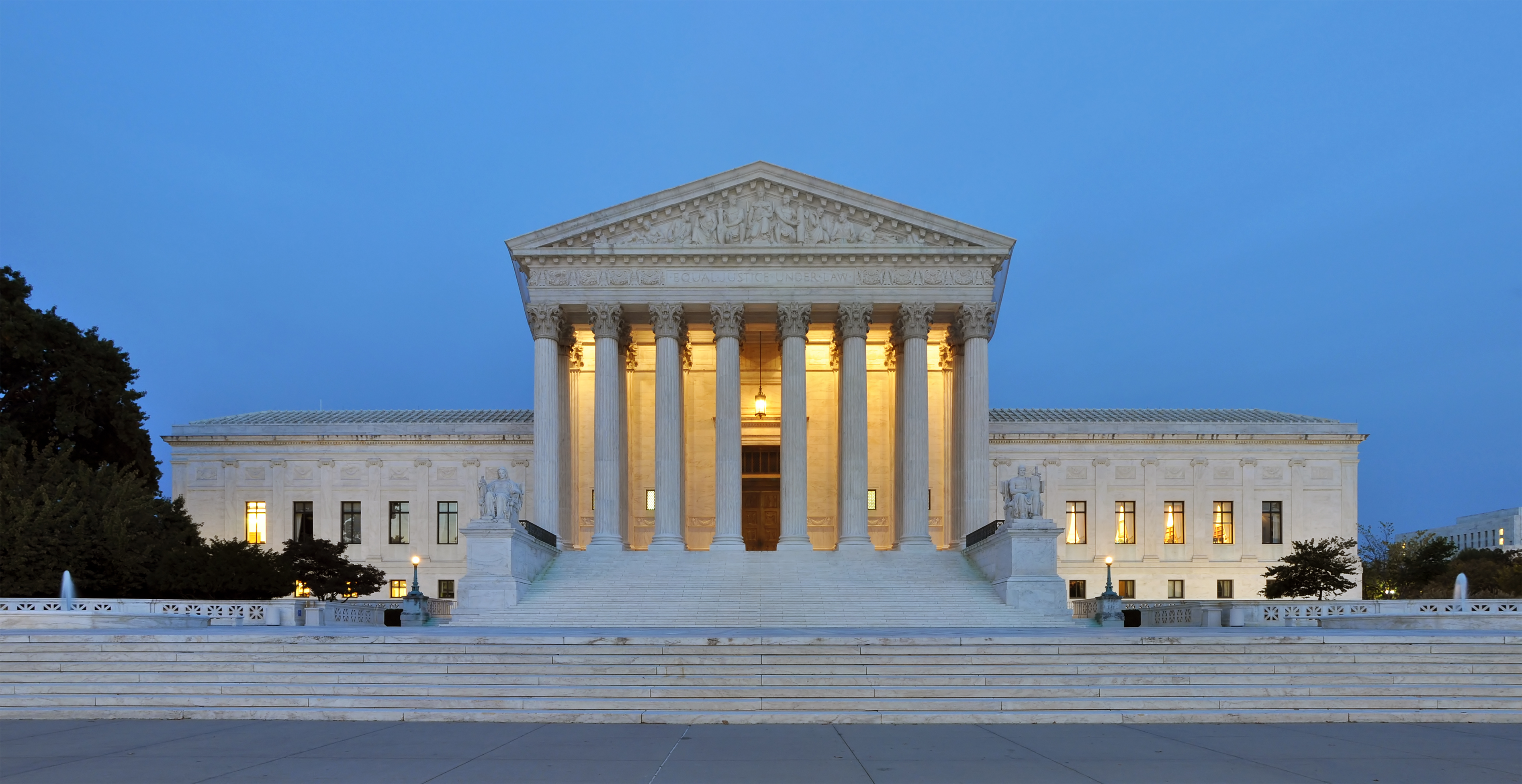 An image of the front of the U.S. Supreme Court